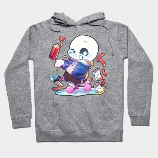 undertale- sans Hoodie by Clivef Poire